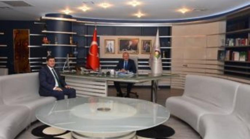 Sgk Müdüründen Başkan Keleş’e Ziyaret