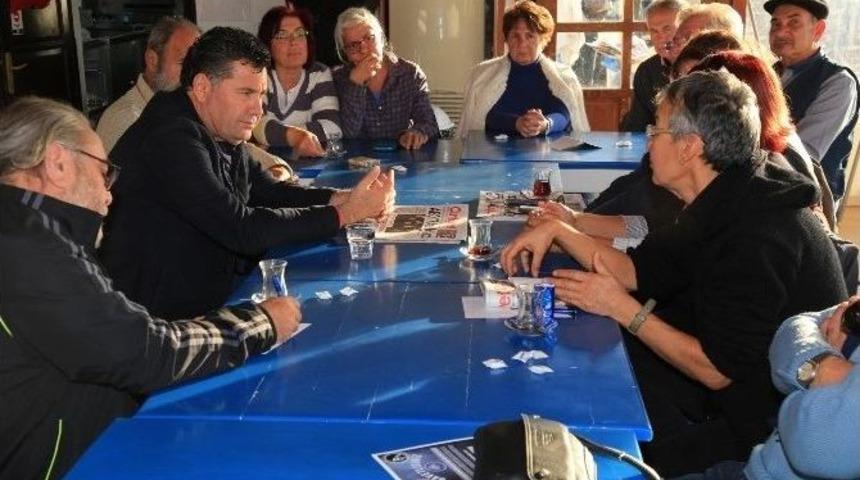 Başkan Kocadon, G&uuml;m&uuml;şl&uuml;k Forumu &Uuml;yelerini Dinledi