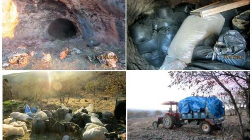 Hazro'da Mağarada 1 Ton 877 Kilo Esrar Ele Ge&ccedil;irildi