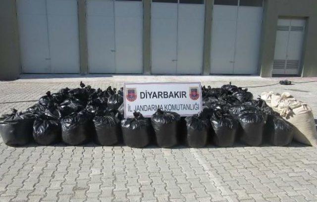 Hazro'da Mağarada 1 Ton 877 Kilo Esrar Ele Geçirildi