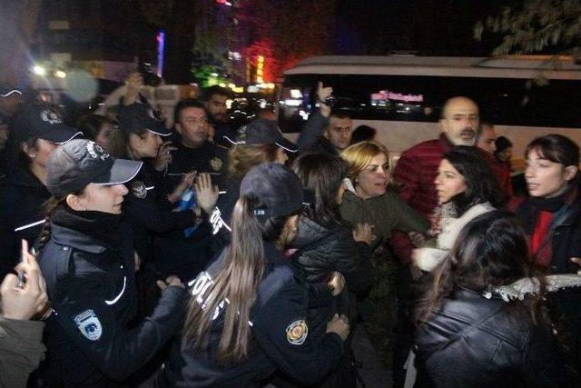 Kocaeli’de Polis İle Eylemciler Karşı Karşıya Geldi : 15 Gözaltı