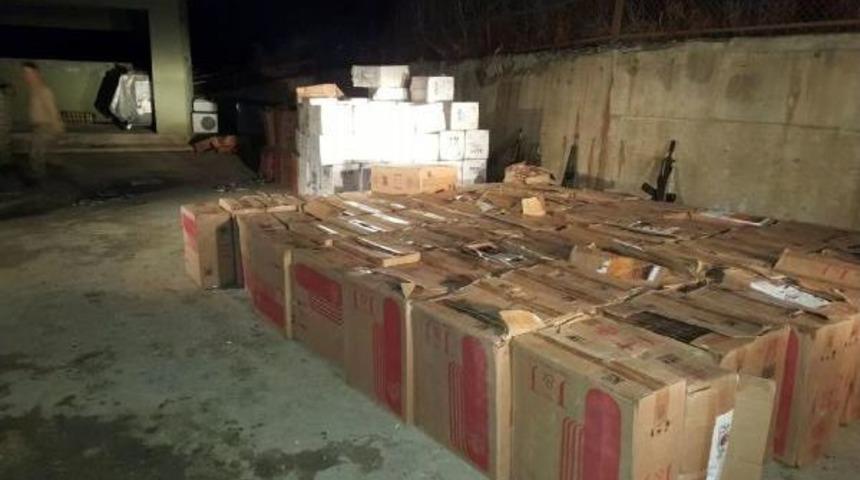 Şemdinli'de Ka&ccedil;ak Sigara Operasyonu