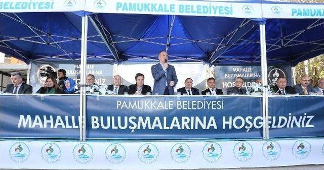 Pamukkale Belediyesi Mahalle Buluşmaları Devam Ediyor