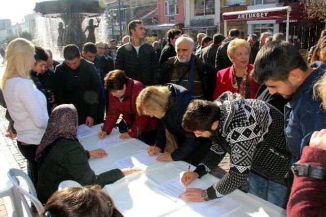 Edirne'de Chp'liler 'cinsel Istismar' Yasa Teklifine Karşı Imza Kampanyası Başlattı