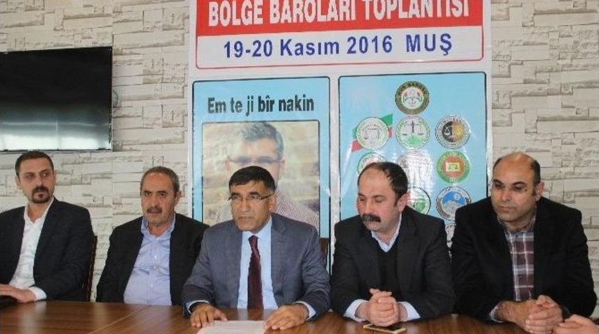 Baro Başkanları Muş&rsquo;ta Toplandı