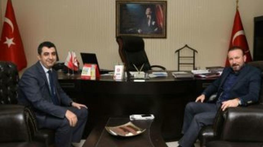 Başkan Doğan, Kocaeli Vergi Dairesi Başkanı Halil İbrahim Temiz&rsquo;i Ziyaret Etti