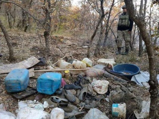 Bitlis’Te Terör Örgütü Pkk’Ya Ait Sığınaklar Bulundu