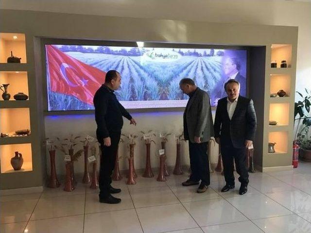 Vali Ceylan Ve Sarıkoca&rsquo;dan Trakya Tarım&rsquo;a Ziyaret 3