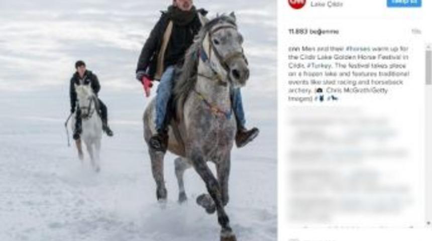 Cnn International, &Ccedil;ıldır Kristal G&ouml;l Kış Ş&ouml;lenini Paylaştı