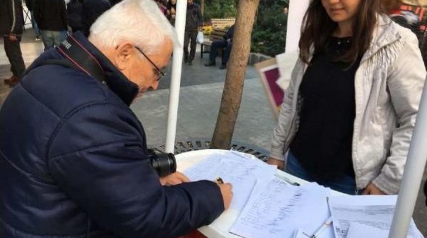 Chp'li Gen&ccedil;lerden Tartışılan &Ouml;nergeya Karşı Imza Kampanyası