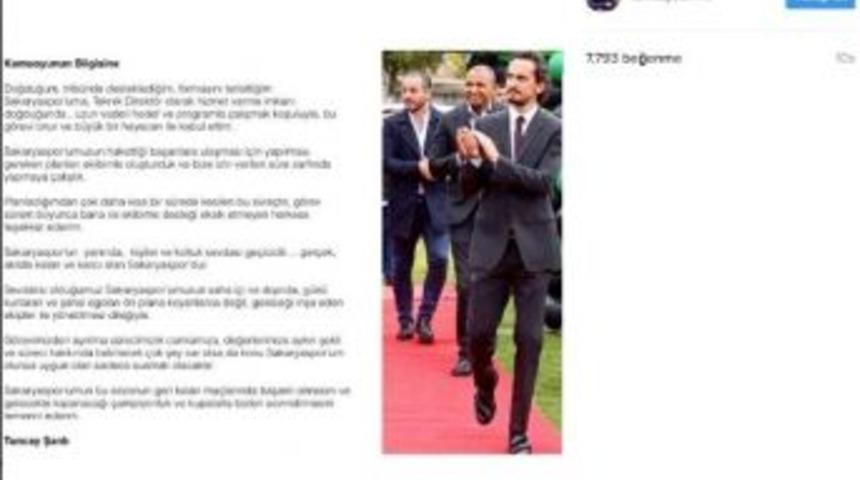 Tuncay Şanlı: "sakaryaspor, Geleceği İnşa Edenler Tarafından Y&ouml;netilmeli"