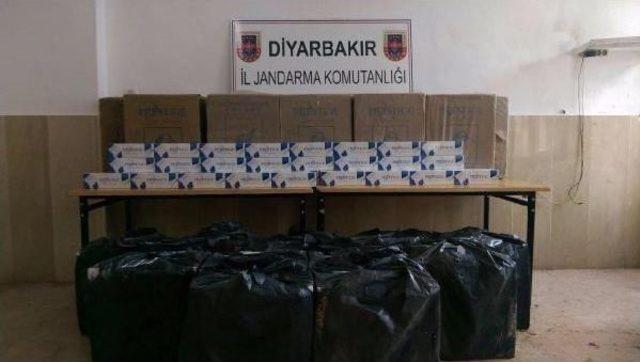 Hazro'da 11 Bin Paket Kaçak Sigara Ele Geçirildi