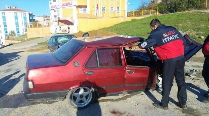 Kpss&rsquo;ye Giderken Kaza Yaptılar: 4 Yaralı