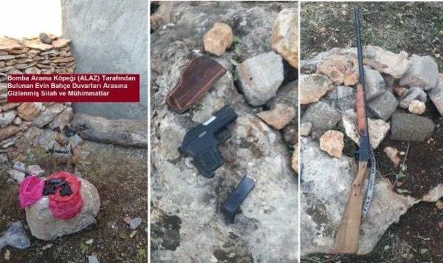 Dicle de 4 Kalaşnikof Ve 5 Tabanca Ele Ge&ccedil;irildi 2