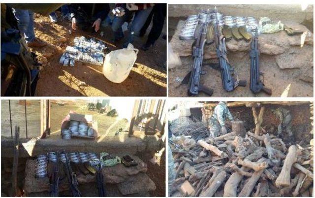 Dicle de 4 Kalaşnikof Ve 5 Tabanca Ele Ge&ccedil;irildi 3