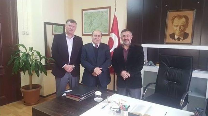 Başkan Duymuş Ve Yıldırım&rsquo;dan Vali Yardımcısı &Ouml;zg&uuml;n&rsquo;e Ziyaret