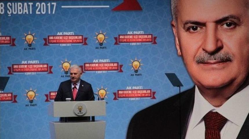 Başbakan Yıldırım: "hayırla, Hayrı Karıştırıyor Bunlar. Hayr, Biri De Hayır. Onlar Hayırcı, Biz Hayrcıyız"