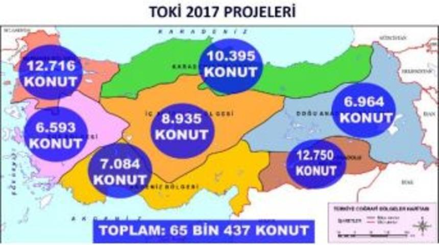 Toki'den 2017'de 65 Bin Konut Hedefi