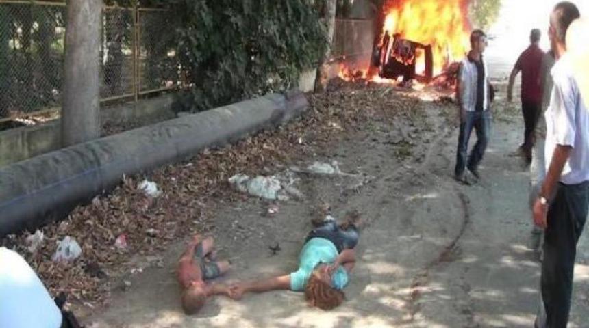 Anne ve oğlunun mucizevi kurtuluşu