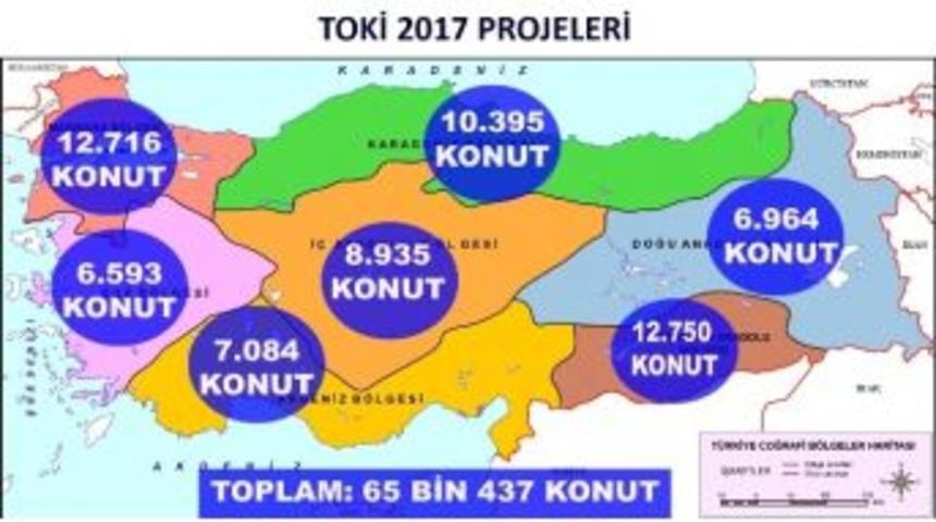 Toki 2017 Yılında 65 Bin Konut İnşa Edecek