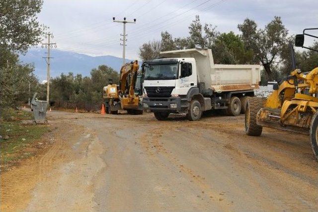 Taylıeli Yolunun Yapımına Başlandı