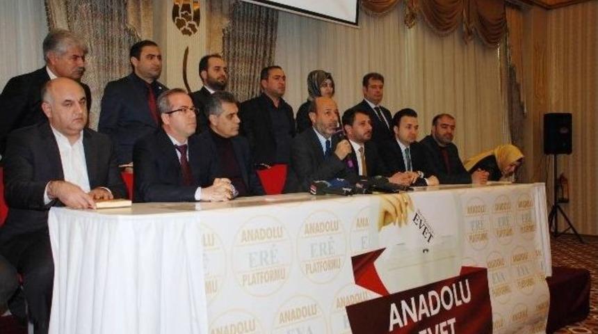 Anadolu Evet Platformu &Ccedil;alışmalarına Başladı