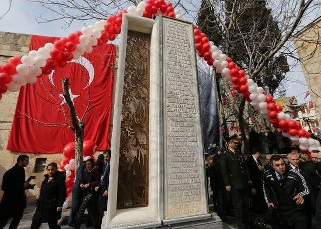 Türkiye’nin İlk Kadın Şehit Anıtı Gaziantep’te Açıldı