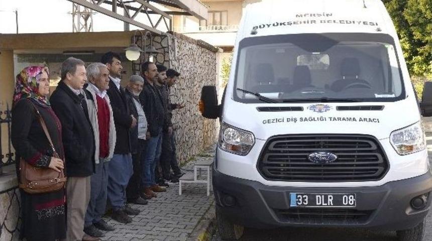 Gezici Diş Sağlığı Aracı Hizmeti Vatandaşın Ayağına G&ouml;t&uuml;r&uuml;yor