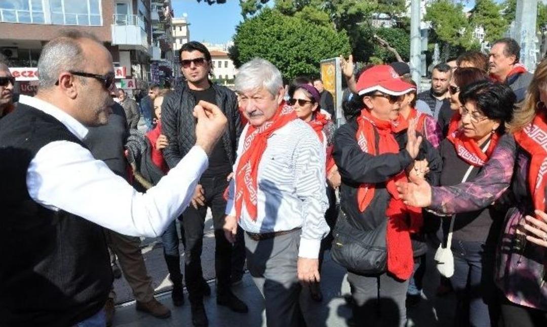 Antalya&rsquo;da Chp&rsquo;lilerden &rsquo;yasa Tasarısı&rsquo; Protestosu