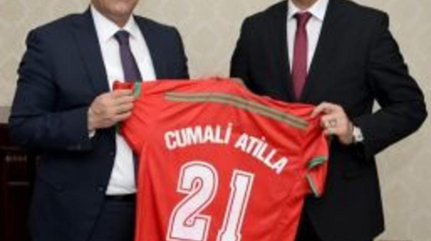 Diyarbekirspor&rsquo;dan Başkan Atilla&rsquo;ya Ziyaret