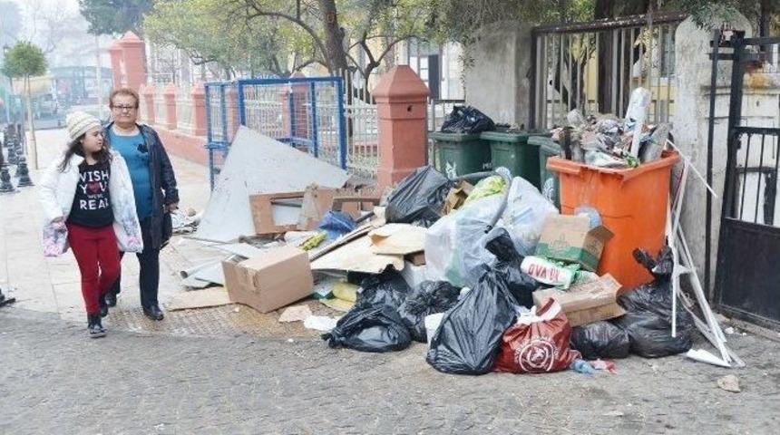 Milas&rsquo;ın En İşlek Caddesinde Yakışmayan Manzara