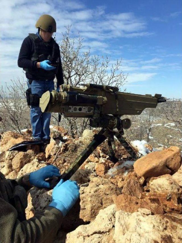 Nusaybin'de Pkk'ya Ait Ilk Kez Anti Tank Füzesi Ele Geçirildi