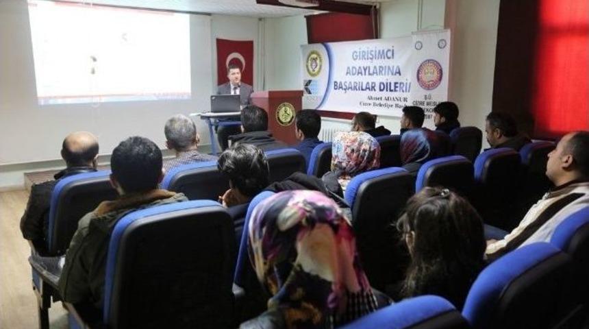 Cizre&rsquo;de Uygulamalı Girişimcilik Eğitimi Başladı