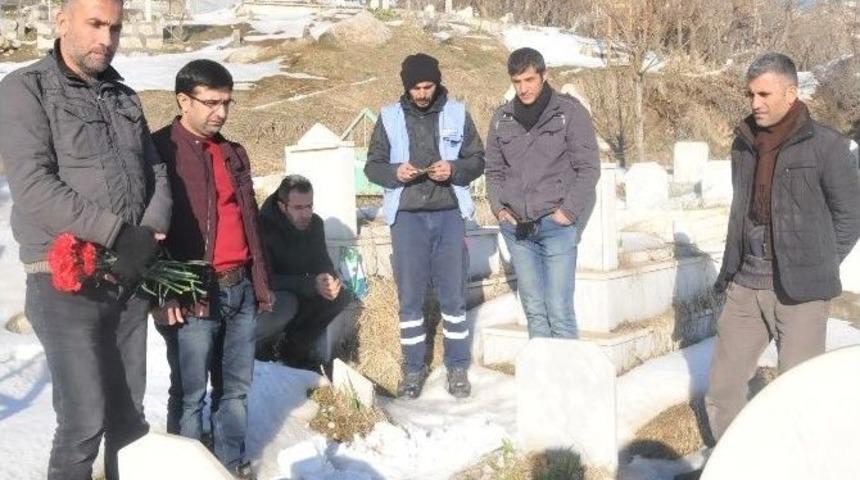 Gazeteci Davut &Ccedil;imen Mezarı Başında Anıldı