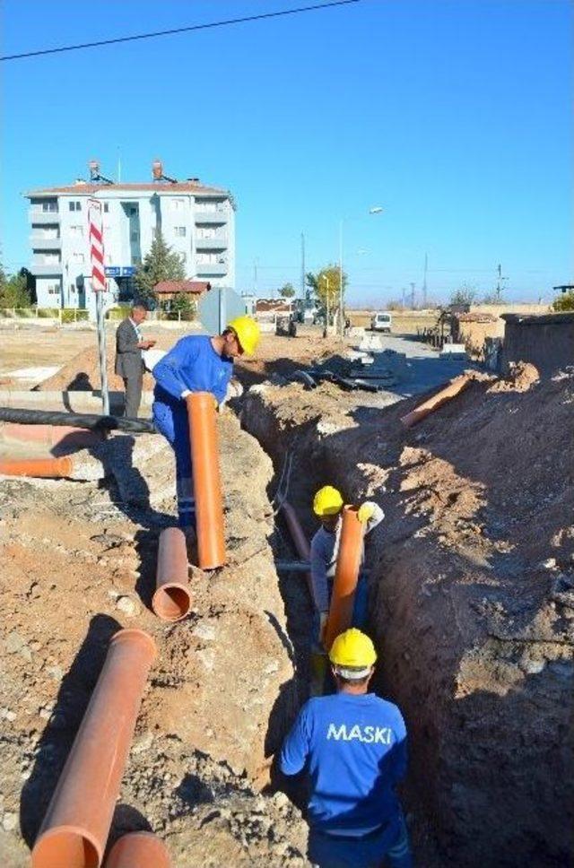 Maski 9 Mahallenin Altyapısını Yeniliyor