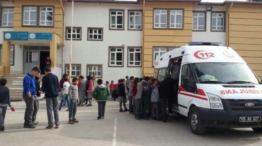 Okullarda Ambulanslı Ders