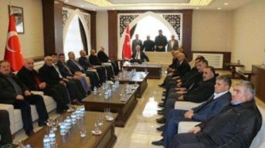 Başkan Zeydan Ve Muhtarlardan Vali Toprak’a Ziyaret