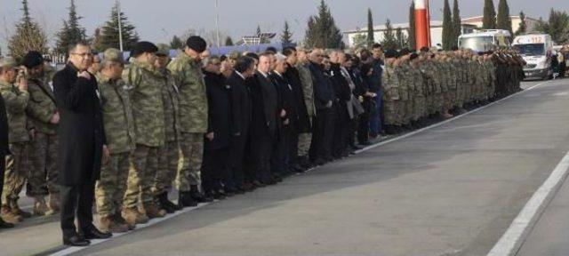 El Bab'ta Şehit Düşen 5 Asker Memleketlerine Uğurlandı