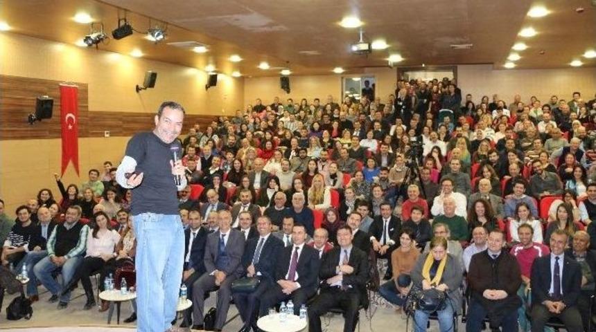 Ahmet Şerif İzg&ouml;ren Germenciklilerle Buluştu