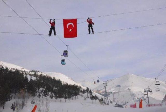 Palandöken de Jandarmadan Nefes Kesen Tatbikat 1