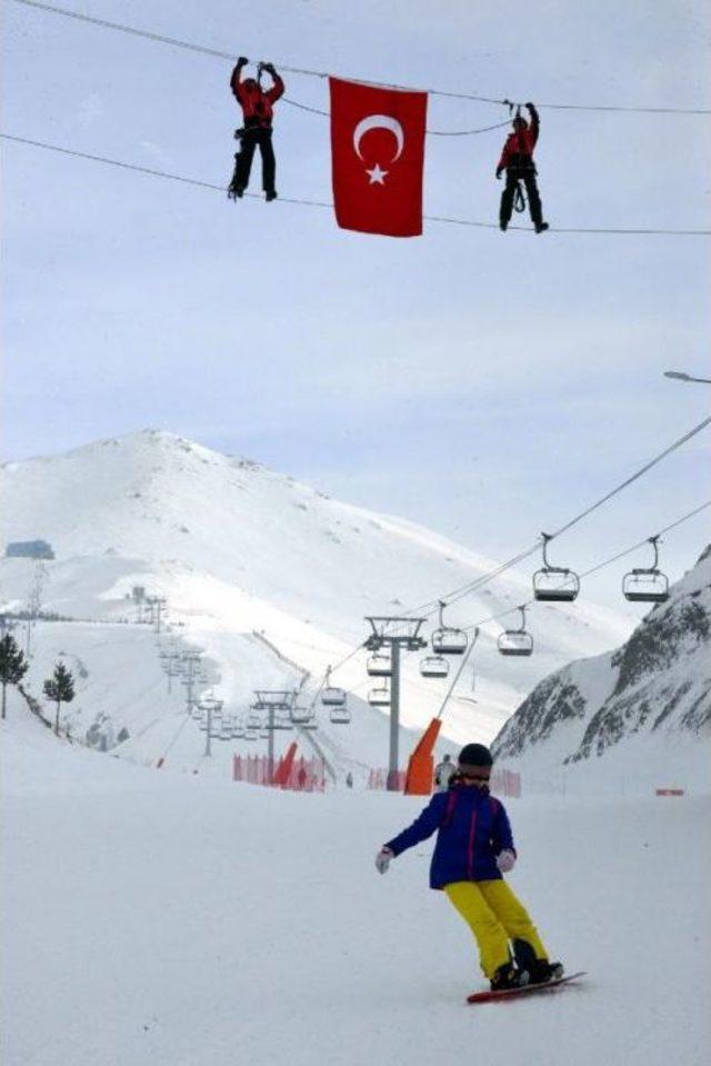 Palandöken de Jandarmadan Nefes Kesen Tatbikat 2