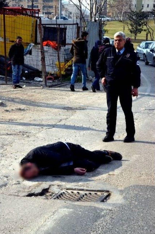 (&ouml;zel Haber) Krize Girip Kara Yolunda Sızdı, Polis Ekiplerini G&ouml;r&uuml;nce Ortalığı Birbirine Kattı 2