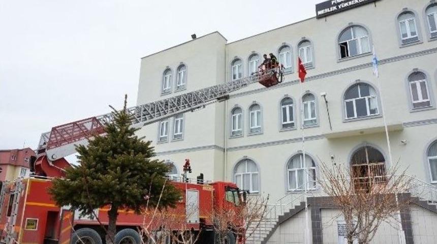 &ldquo;tahliye Ve Yangın S&ouml;nd&uuml;rme&rdquo; Tatbikatı