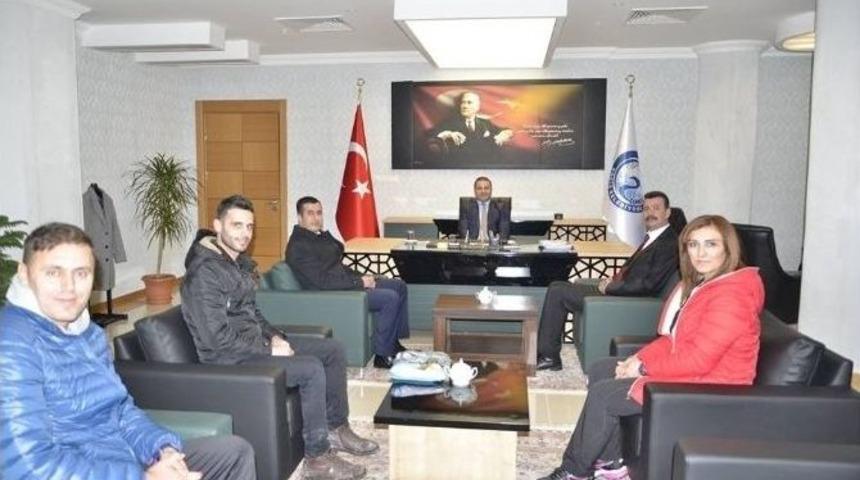 Erciş Belediye Spor Derneği Başkanlığından Belediyeye Ziyaret