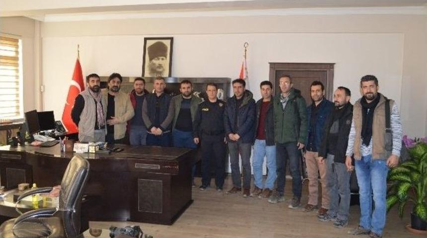 Gazetecilerden Uslusoy&rsquo;a Ziyaret