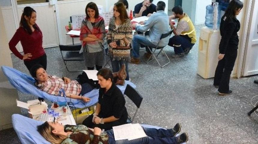 O Şirketten Kan Bağışında &Ouml;rnek Davranış