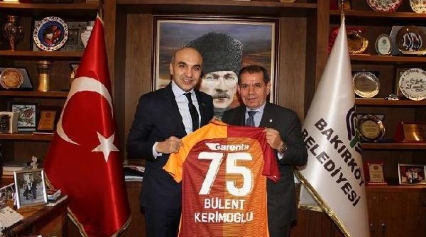 G.saray Başkanı Dursun &Ouml;zbek'ten, Bakırk&ouml;y Bld. Başkanı B&uuml;lent Kerimoğlu'na Ziyaret