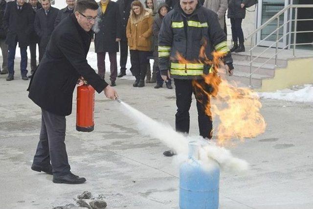 Dap İdaresi Ve Tüik Personeline ‘yangın Ve Yangına Müdahale’ Eğitimi Verildi 1