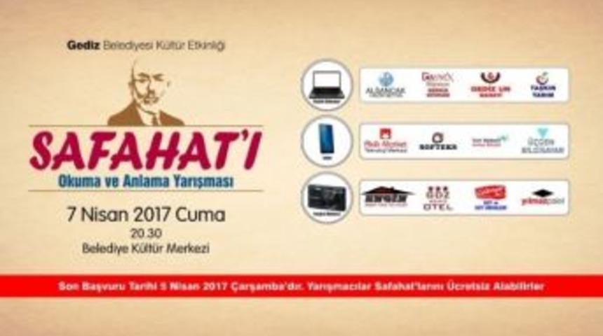 Gediz&rsquo;de Safahat Okuma Yarışması 2017 M&uuml;racaatları Başladı