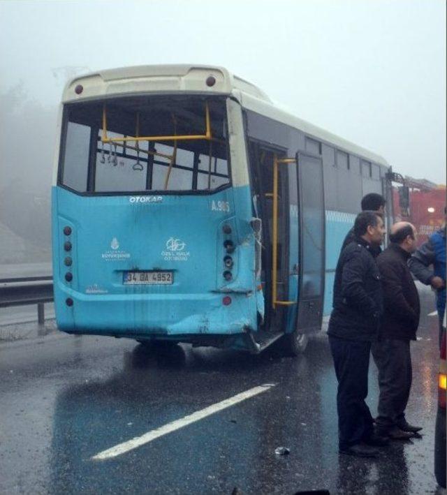 Arnavutköy’de Sis Kazası: 7 Yaralı